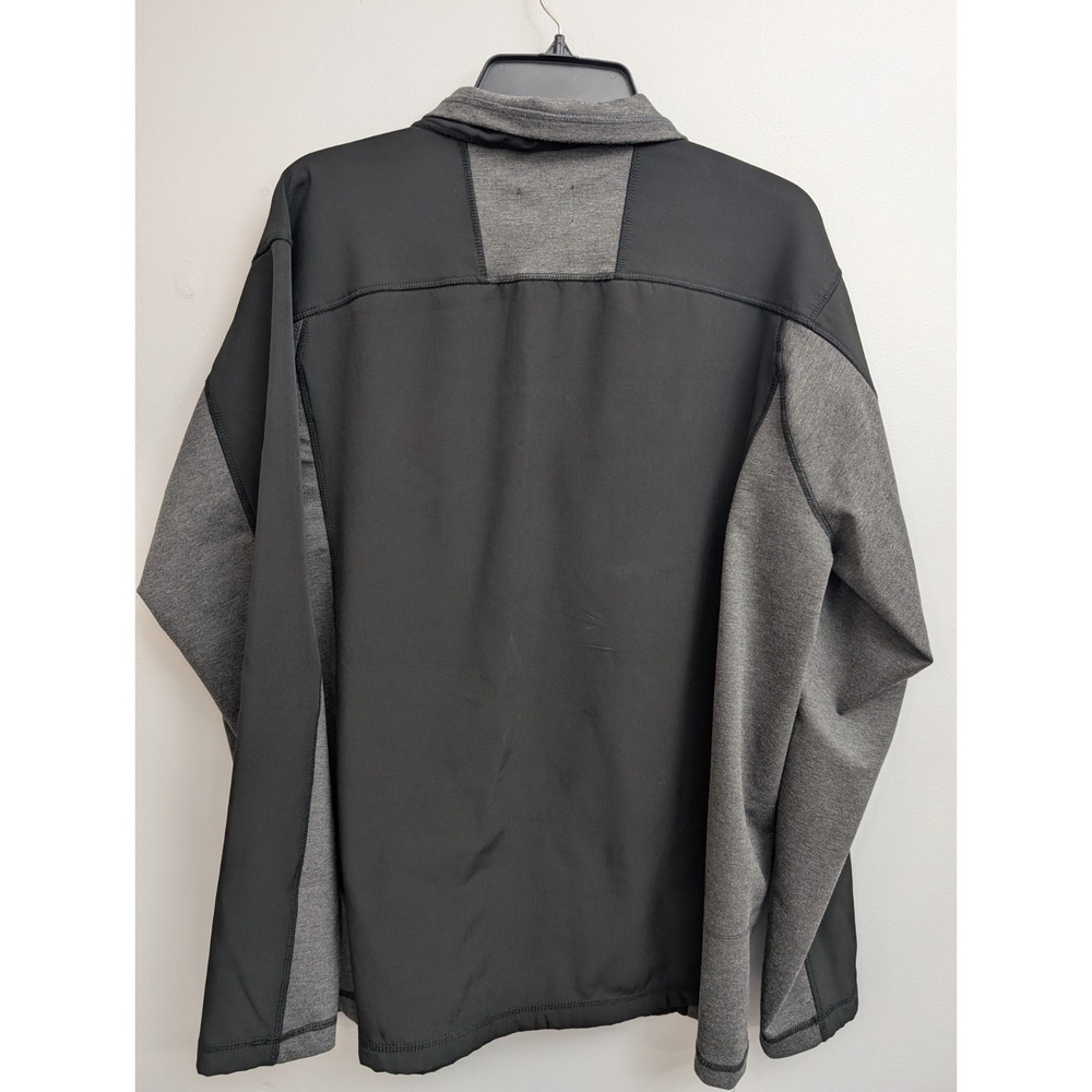 A9 Mens XL black and red SNAP-ON 1/4 zip choko jacket BEAUTIFUL CONDITION - Picture 5 of 5